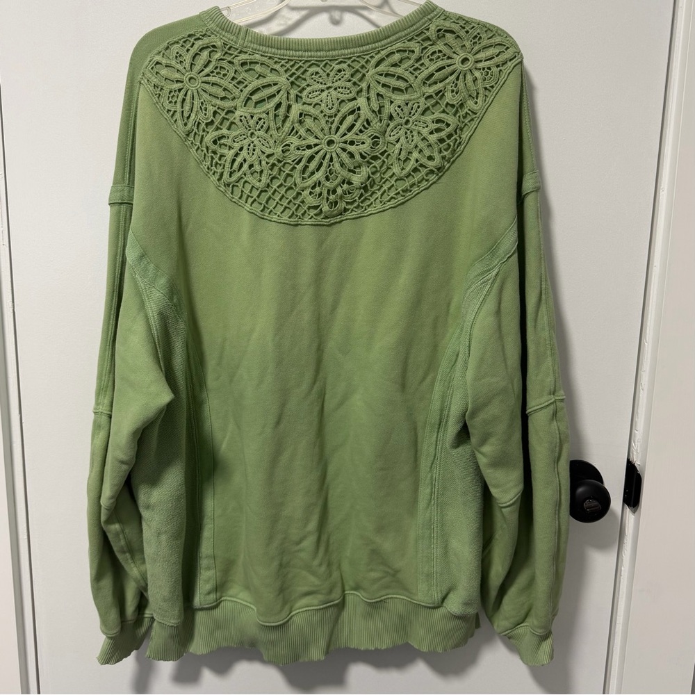 Aerie Floral Design Oversized Sweatshirt | Size XS